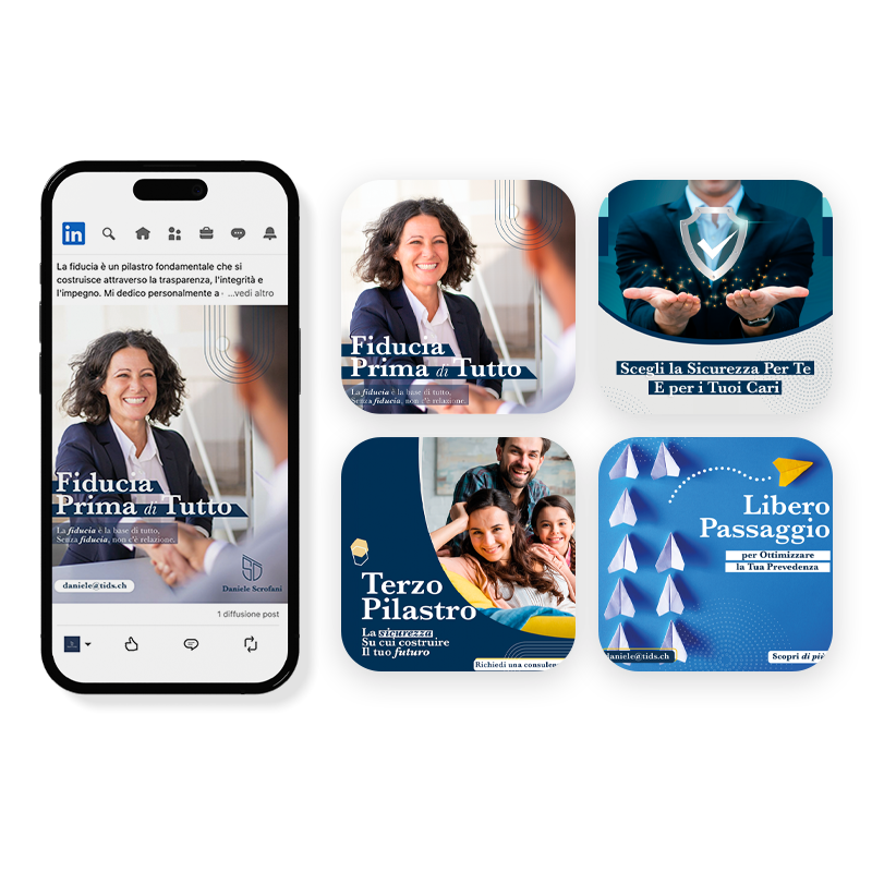 Gestione LinkedIn. Cliente TiDS, Lugano, Svizzera