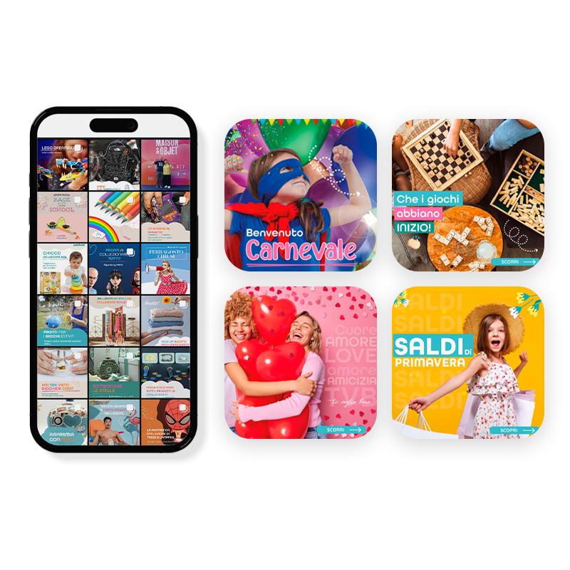 Gestione Facebook e Instagram. Cliente Wonderland, Porlezza